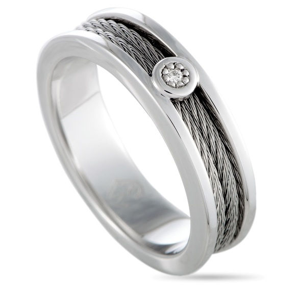 CHARRIOL Cable Engagement Ring - Silver - Picture 1 of 7